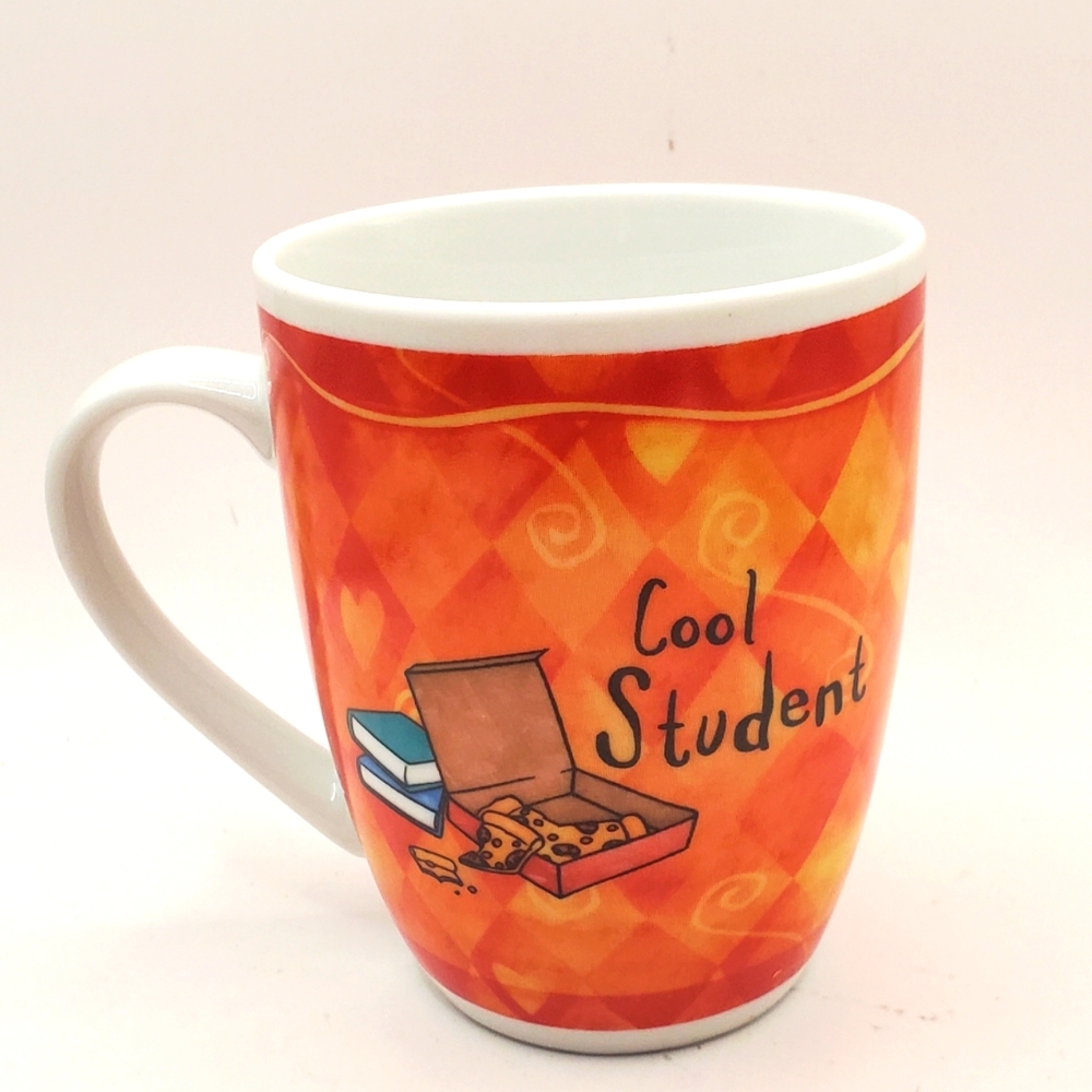 Cool Student Study & Party Hard Coffee Mug Cup Great Shape History & Heraldry
